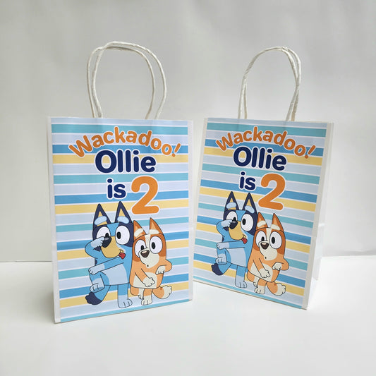 Bluey Goodie bags, Bluey gody bags, Bluey party theme