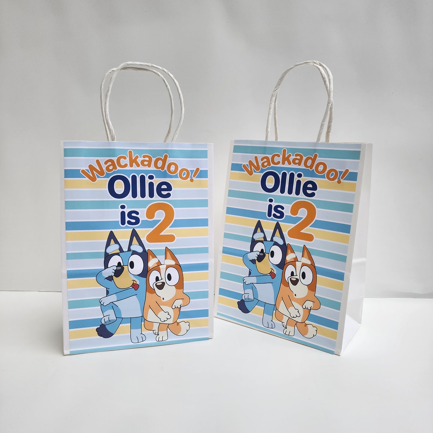 Bluey Goodie bags, Bluey gody bags, Bluey party theme