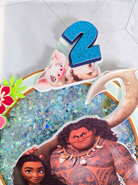 Vaiana Cake topper, Vaiana theme party, Vaiana party theme