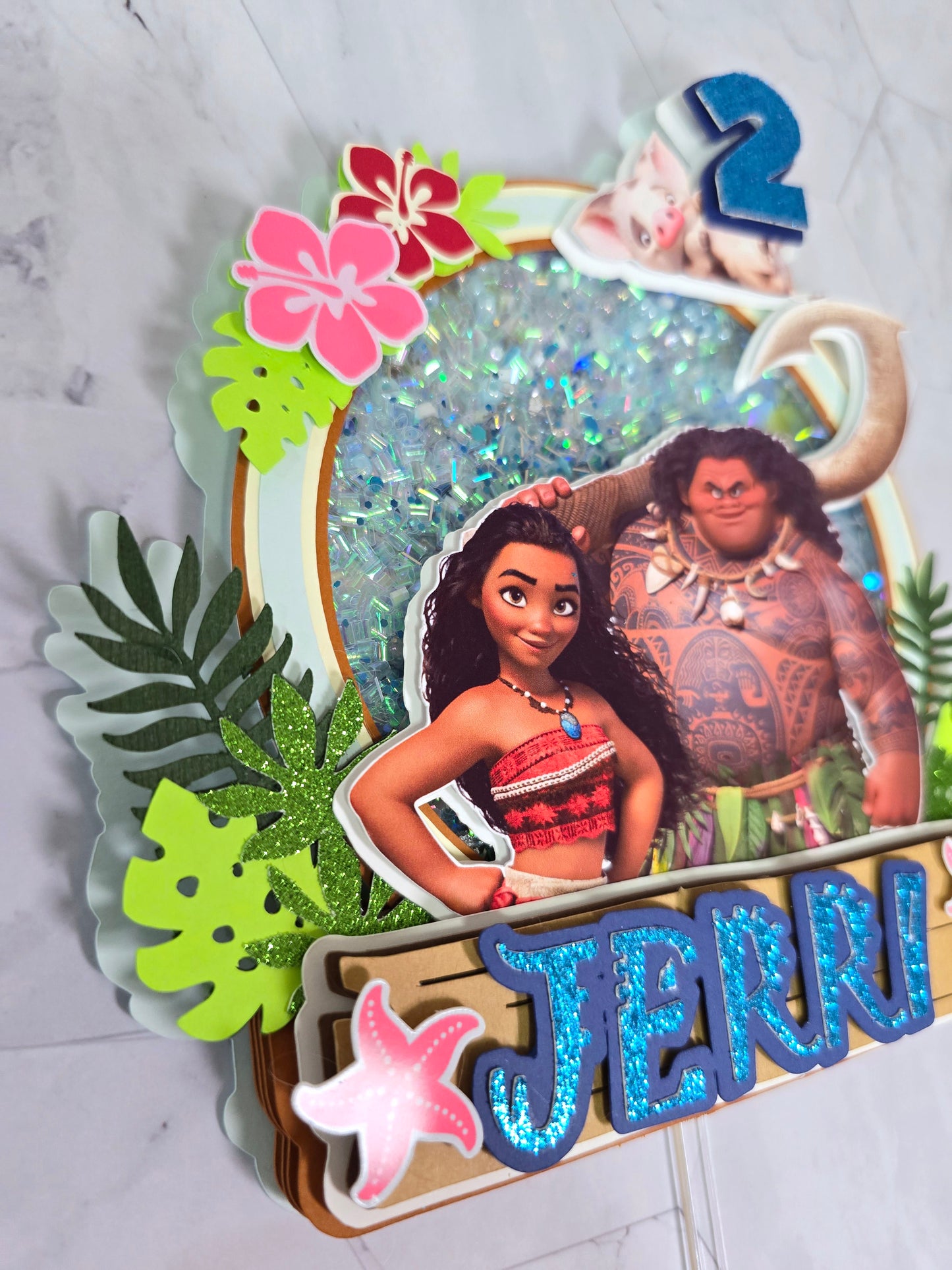 Vaiana Cake topper, Vaiana theme party, Vaiana party theme