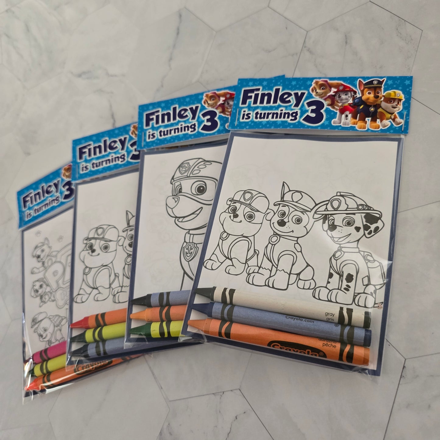 Paw Patrol Coloring books, Paw Patrol party favors, Paw Patrol birthday