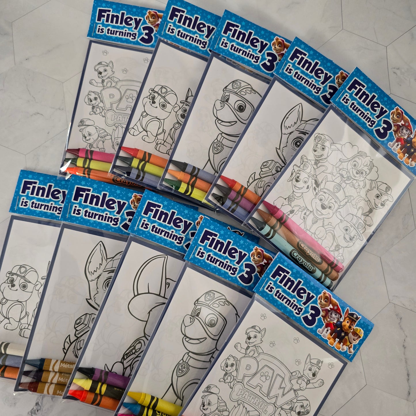 Paw Patrol Coloring books, Paw Patrol party favors, Paw Patrol birthday
