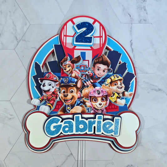 Paw Patrol Cake topper, Dogs Cake topper, Paw patrol cake topper