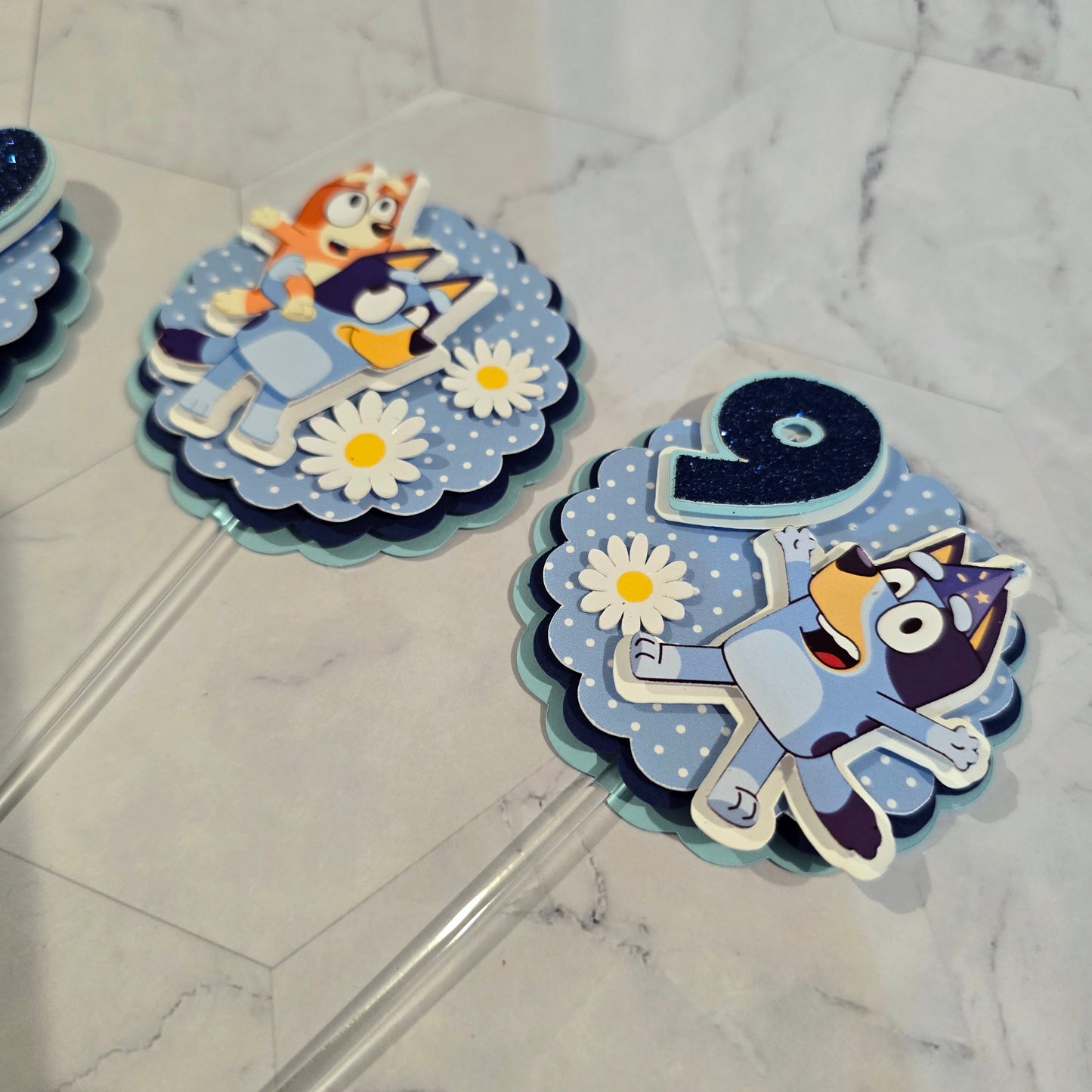 Bluey Cupcake Topper, Bluey cupcake decor, Bluey birthday