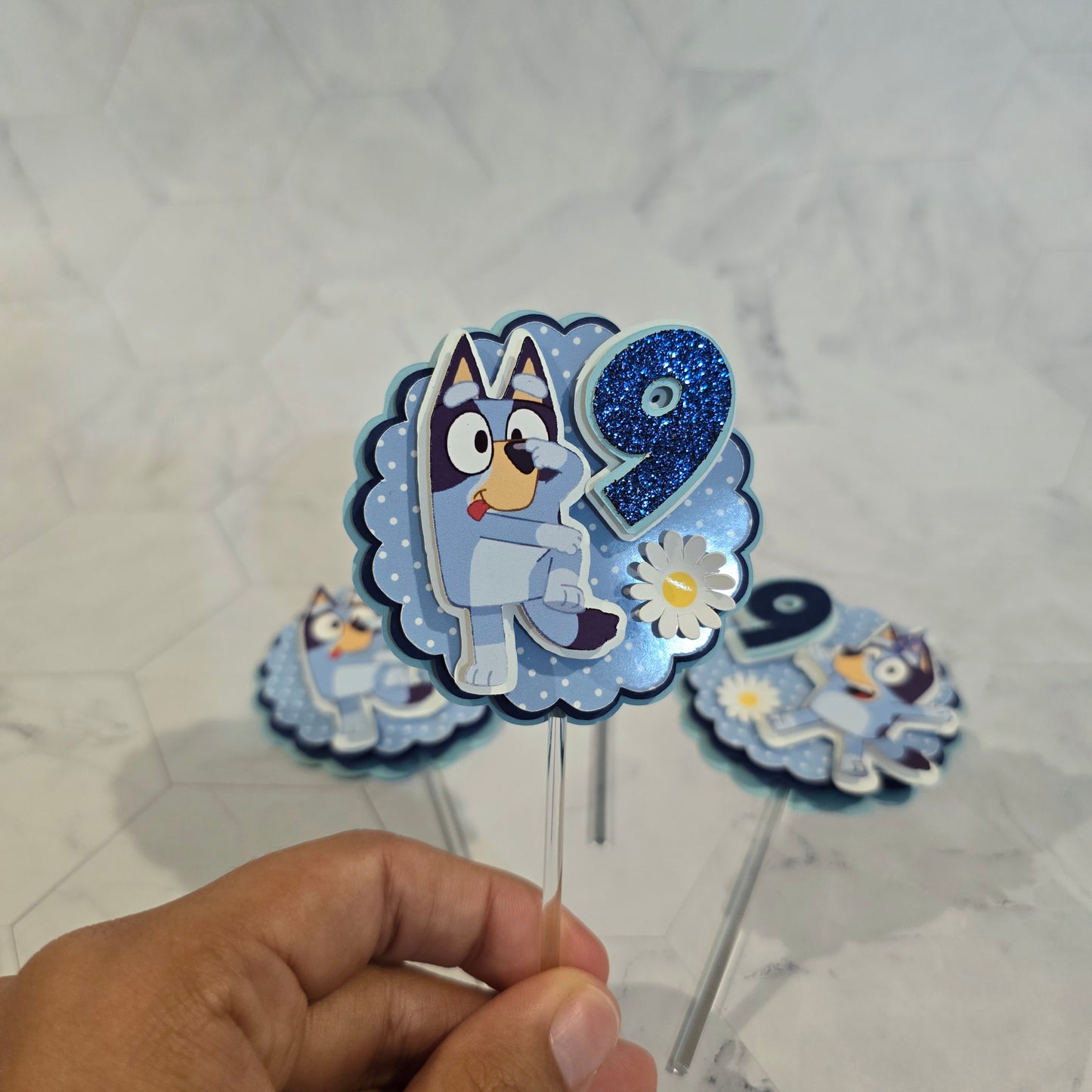 Bluey Cupcake Topper, Bluey cupcake decor, Bluey birthday