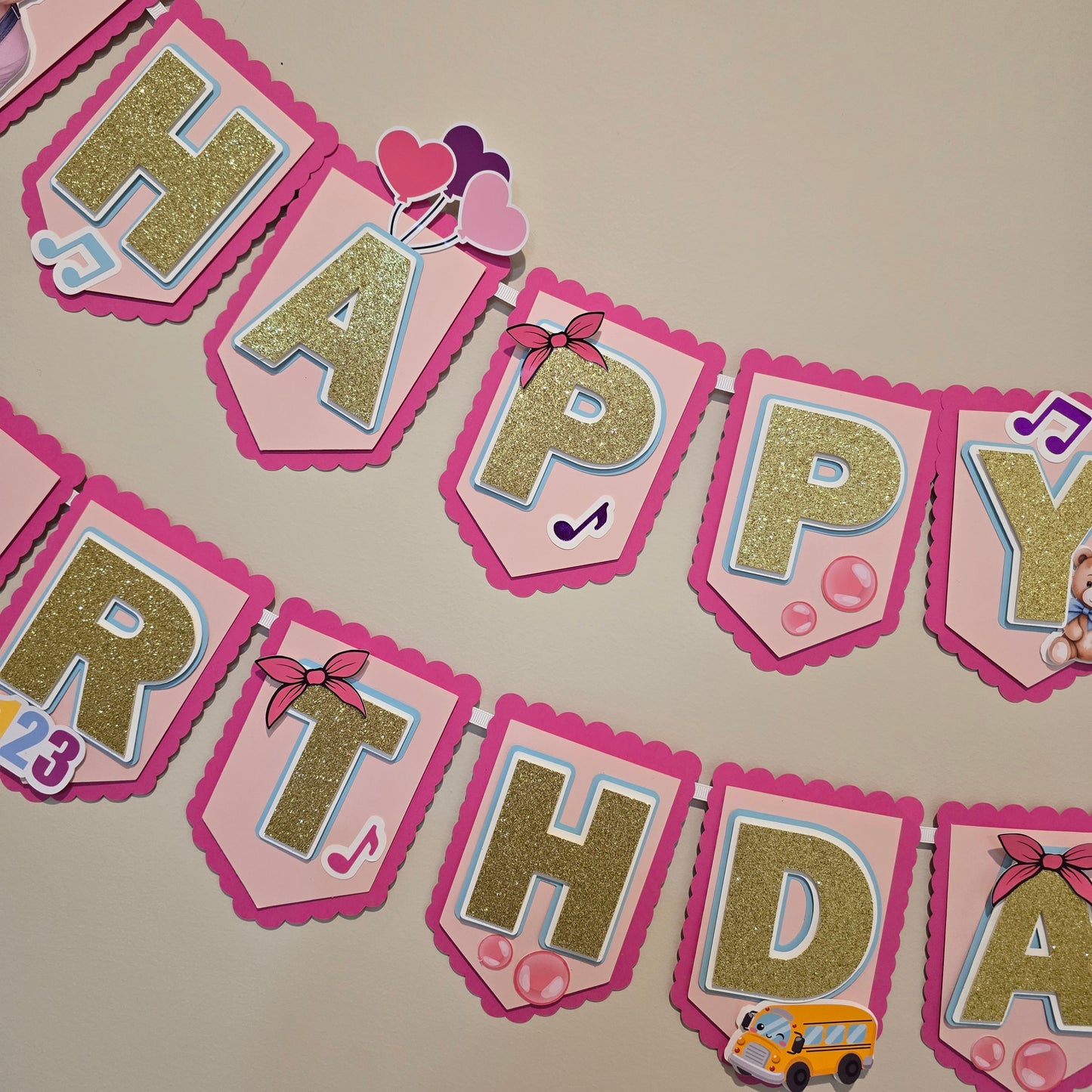 Ms Rachel banner, Ms Rachel theme banner,Ms Rachel party decoration, Happy Birthday banner