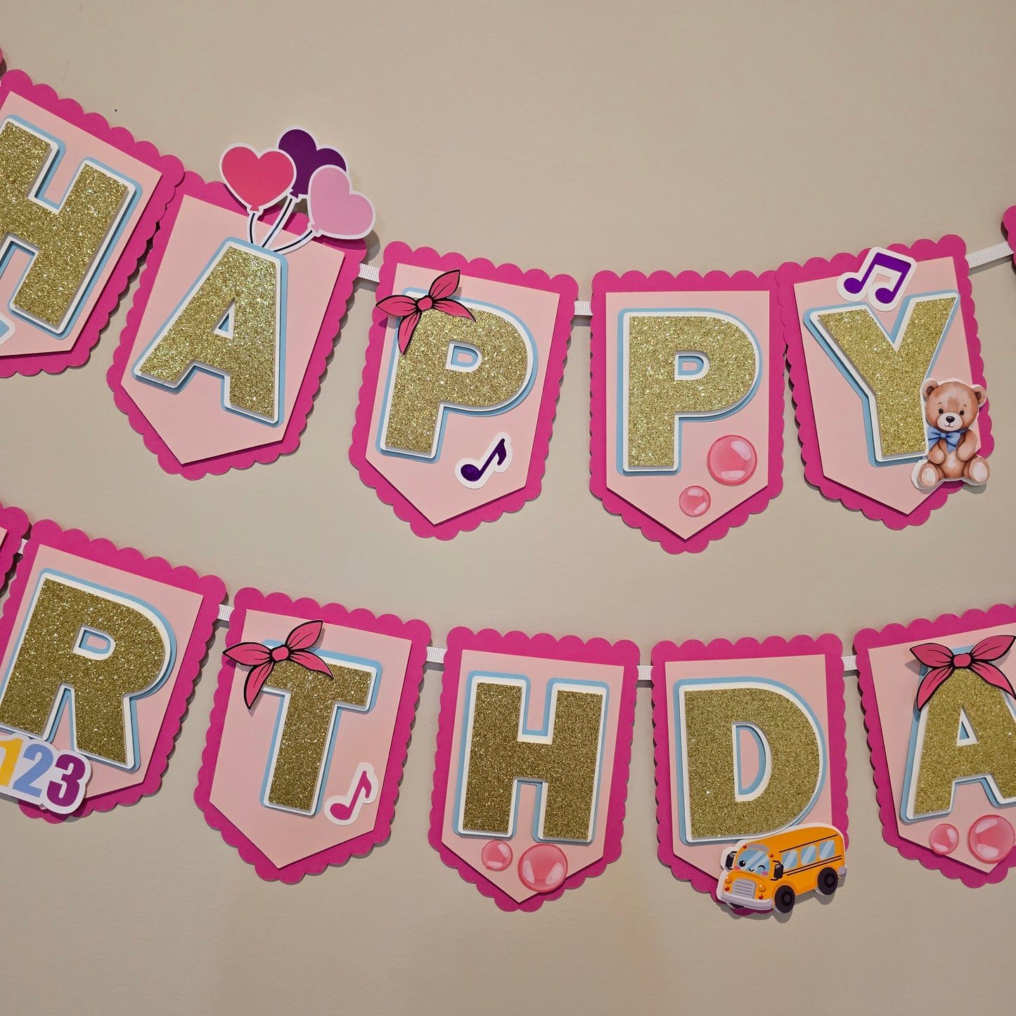 Ms Rachel banner, Ms Rachel theme banner,Ms Rachel party decoration, Happy Birthday banner