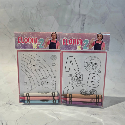 Ms Rachel Coloring books, Ms Rachel party favors, Ms Rachel birthday activities