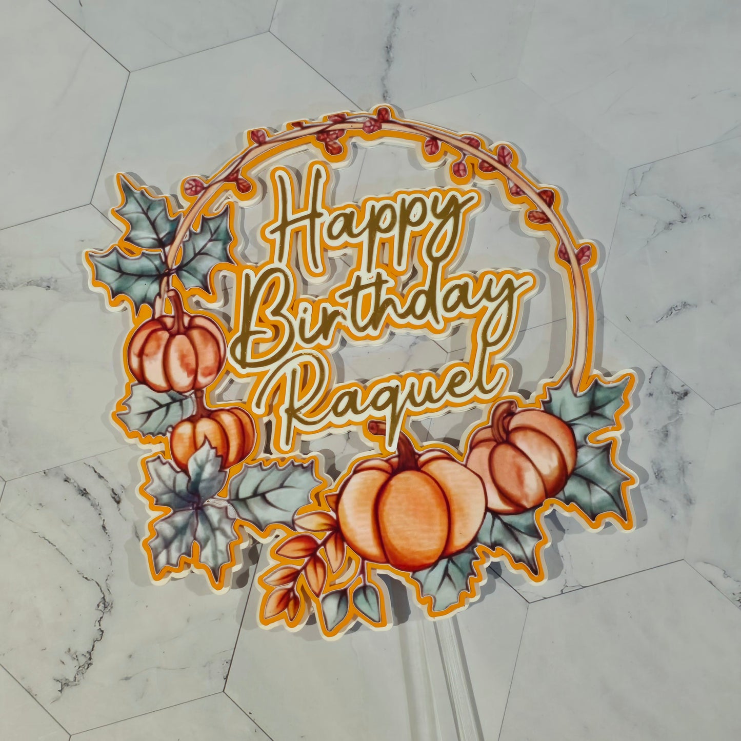 Fall Cake topper, Autumn theme party, autumn party theme