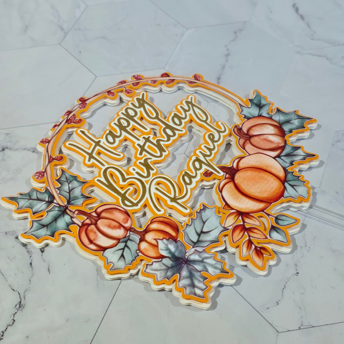 Fall Cake topper, Autumn theme party, autumn party theme