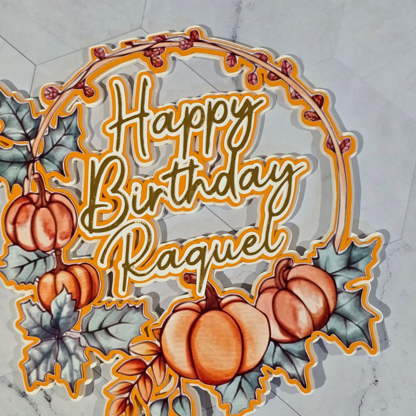 Fall Cake topper, Autumn theme party, autumn party theme