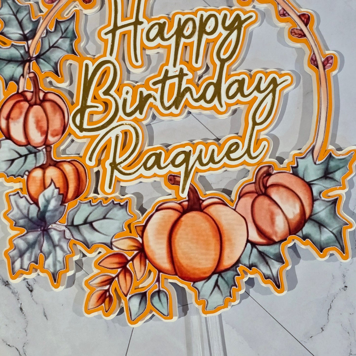 Fall Cake topper, Autumn theme party, autumn party theme