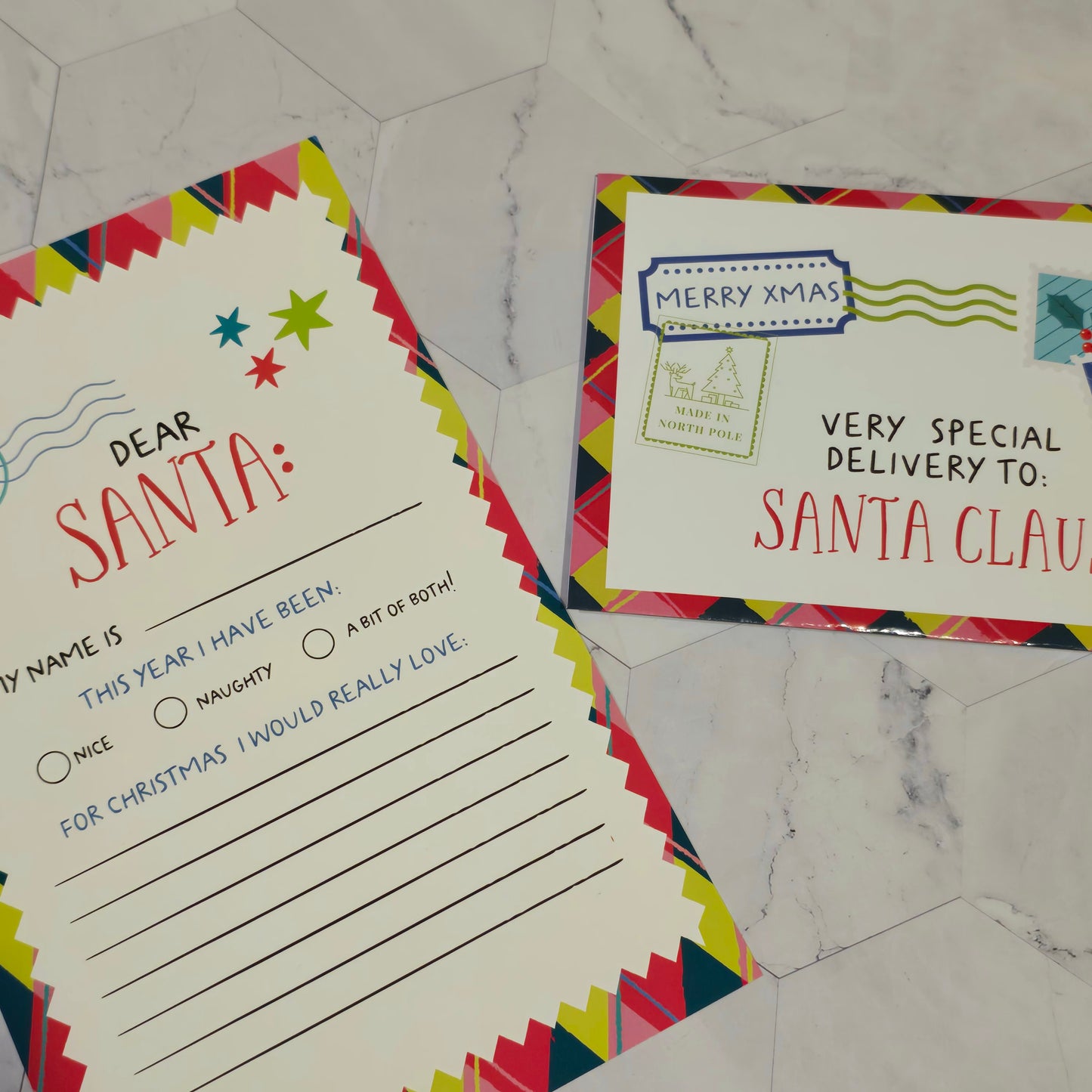Christmas Activity Pack for Kids – Coloring Book, Santa Letter, Countdown, Placemats & Stickers