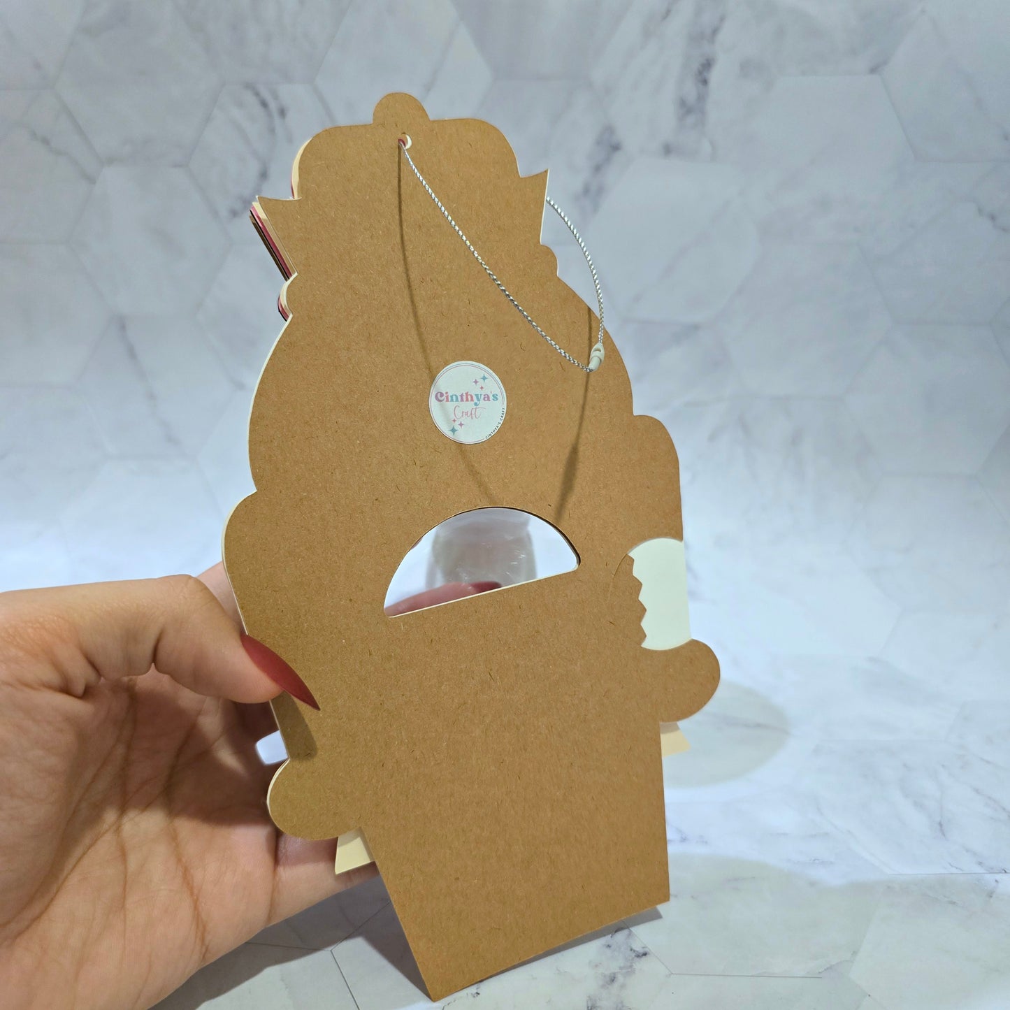 Nutcracker candy holder. Christmas Candy Holder with Refillable Ornament