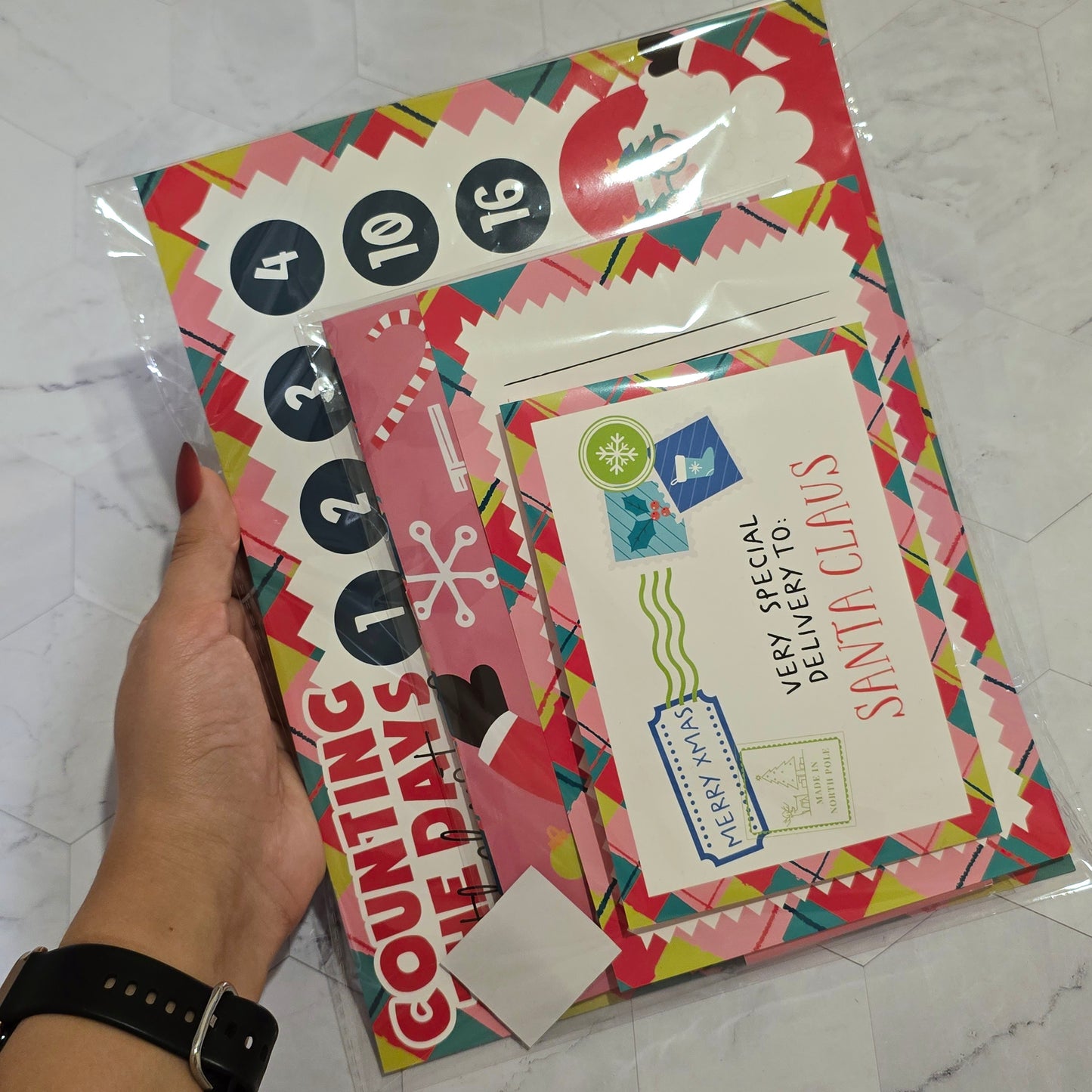 Christmas Activity Pack for Kids – Coloring Book, Santa Letter, Countdown, Placemats & Stickers