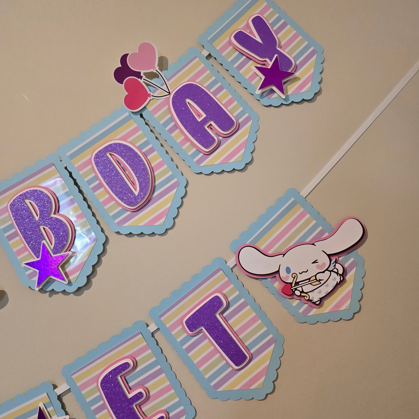 Cinnamoroll banner, Cinnamoroll theme banner, Cinnamoroll party decoration