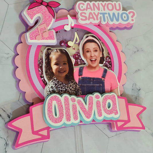 Ms Rachel Cake topper, Ms Rachel theme party, Ms Rachel party theme