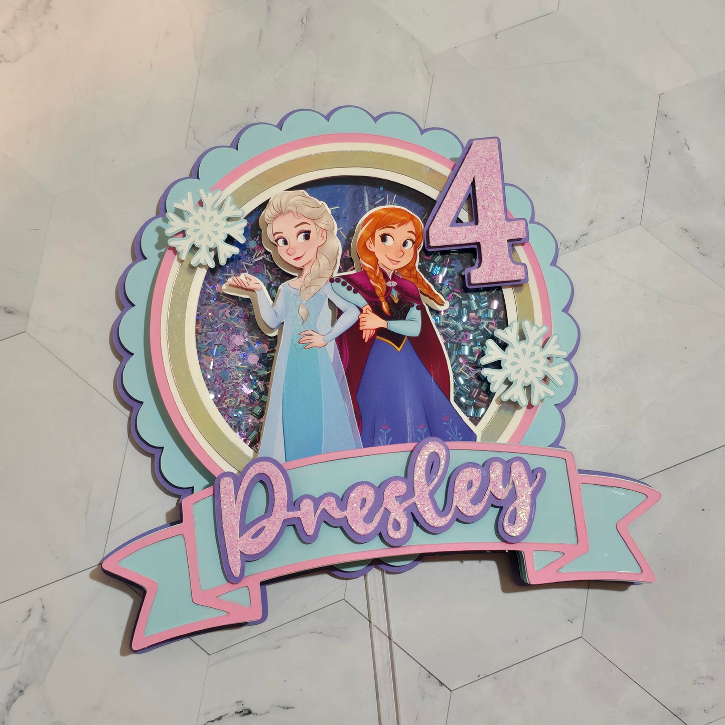 Ice Princess Cake topper, Ice Princess Cake topper, Ice princess birthday