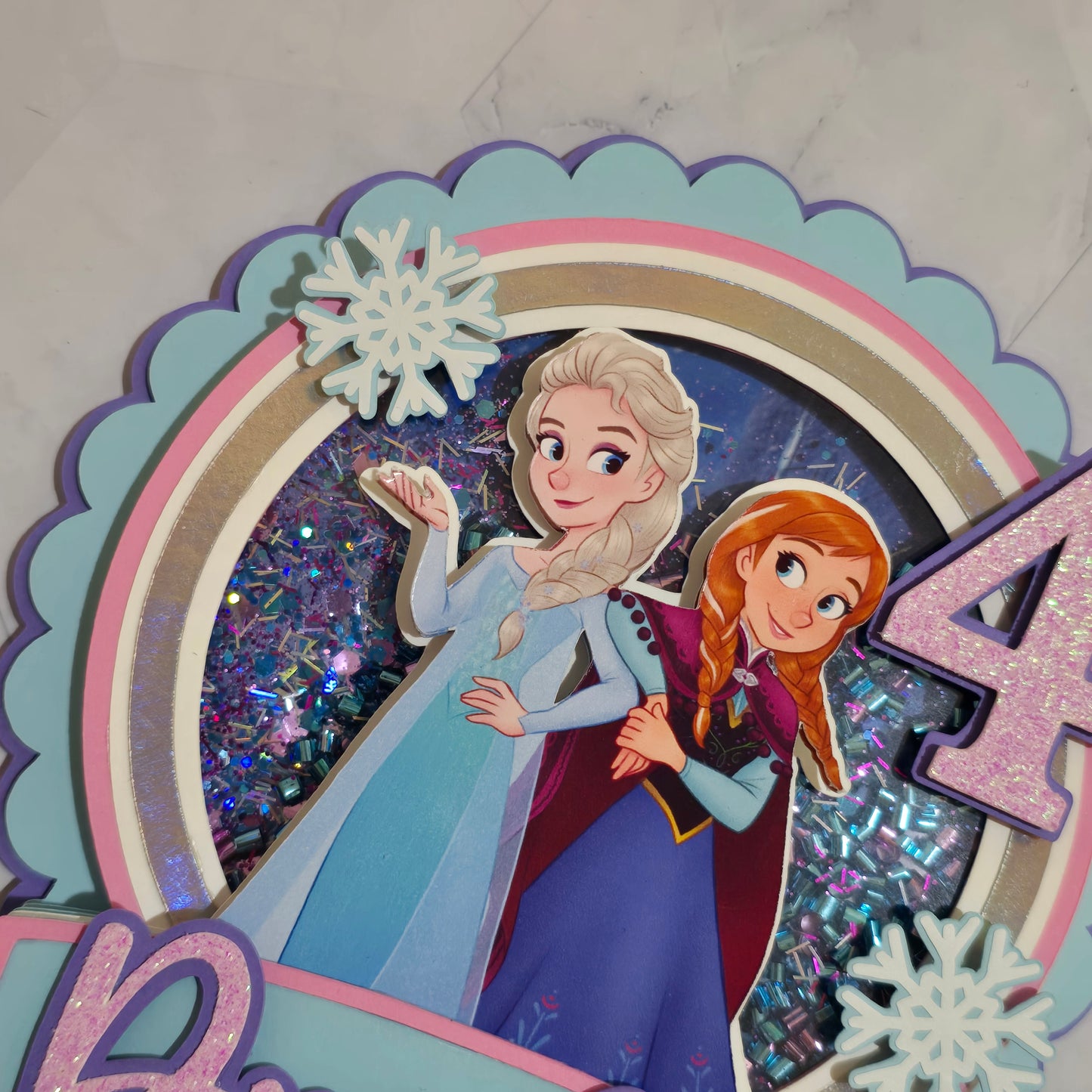 Ice Princess Cake topper, Ice Princess Cake topper, Ice princess birthday