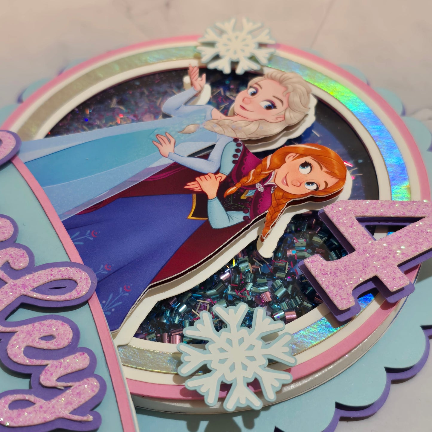Ice Princess Cake topper, Ice Princess Cake topper, Ice princess birthday