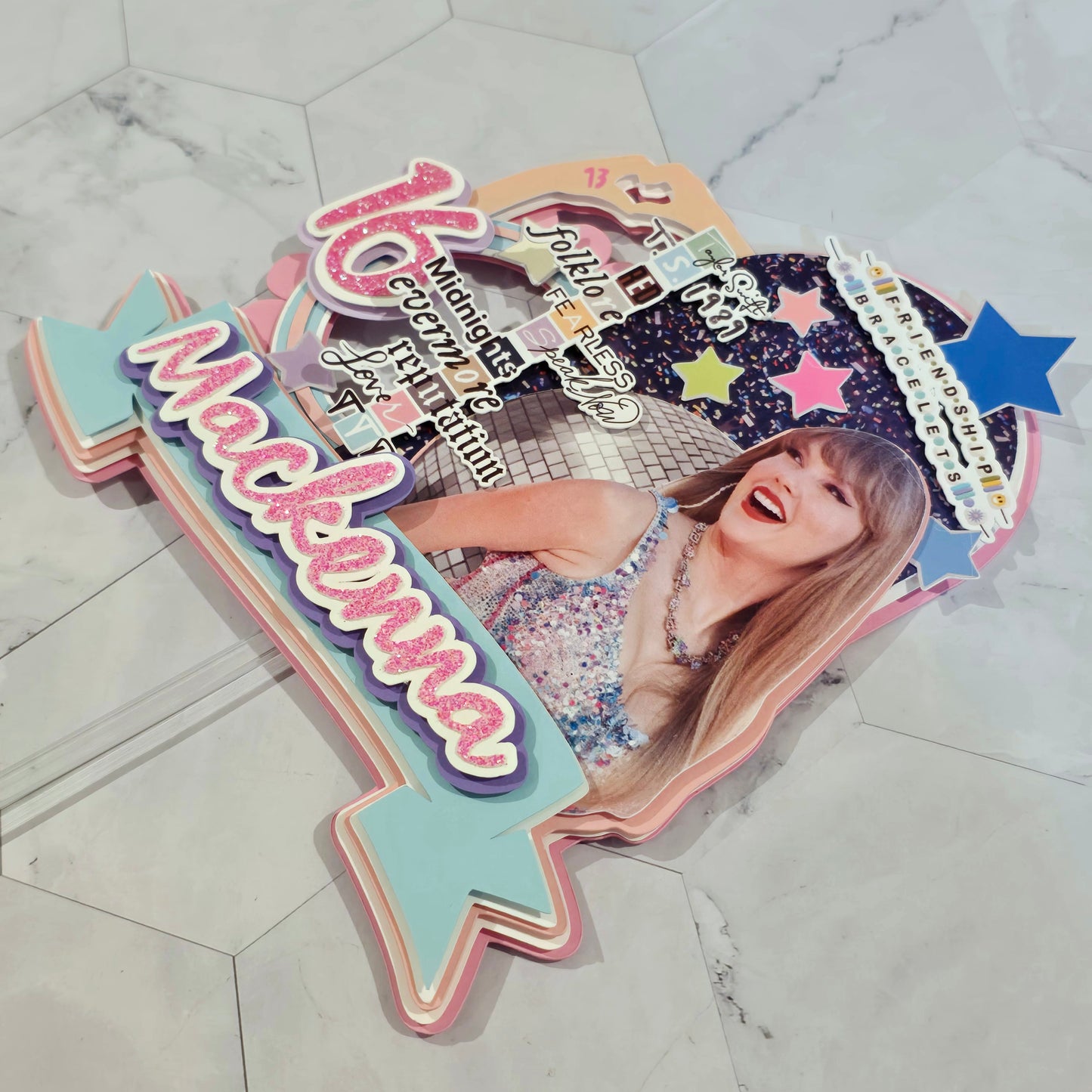 Taylor Swift Cake topper, Taylor Swift theme party, Taylor Swift party theme