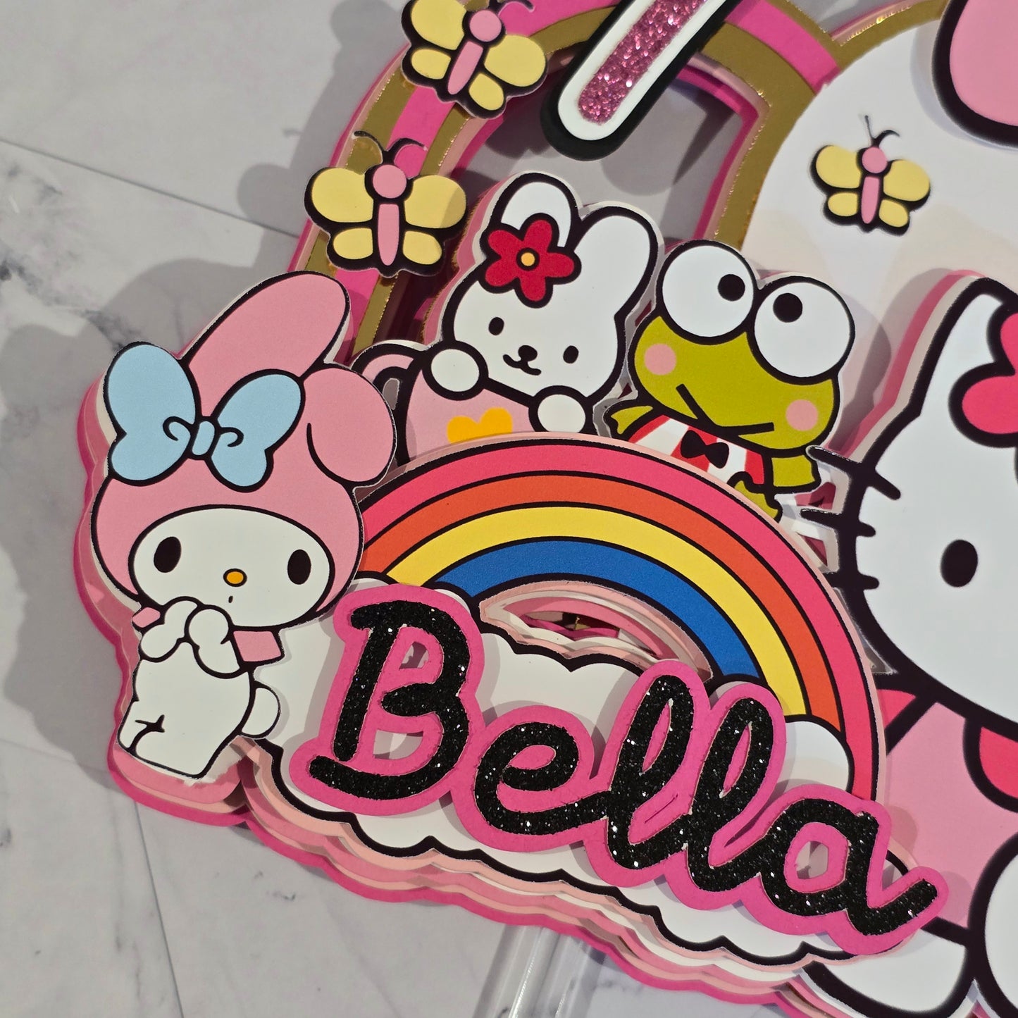 Hello Kitty and friends Cake topper, Sanrio Cake topper,Hello Kitty party theme, Hello Kitty birthday
