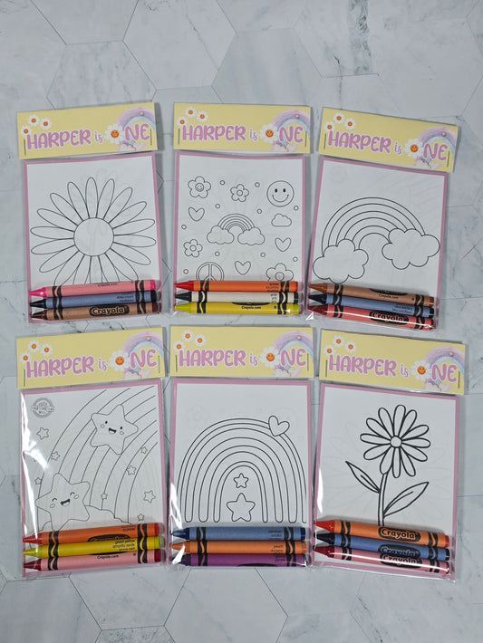 Daisy coloring books, Groovy Flowers Girly Pink coloring pages