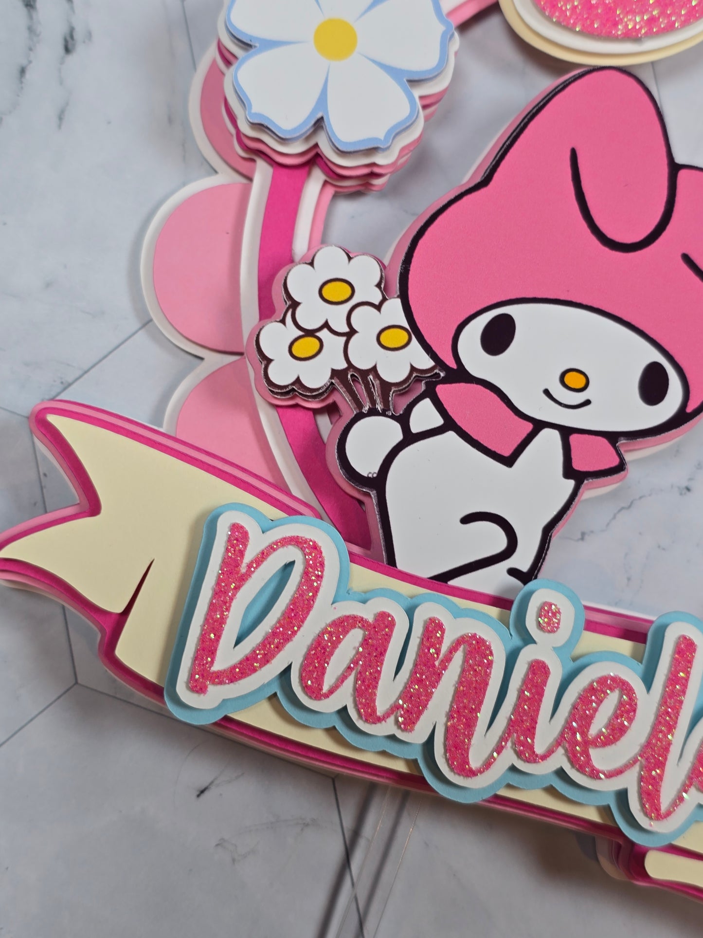 My Melody Cake topper, My Melody topper, My Melody party theme, Sanrio birthday