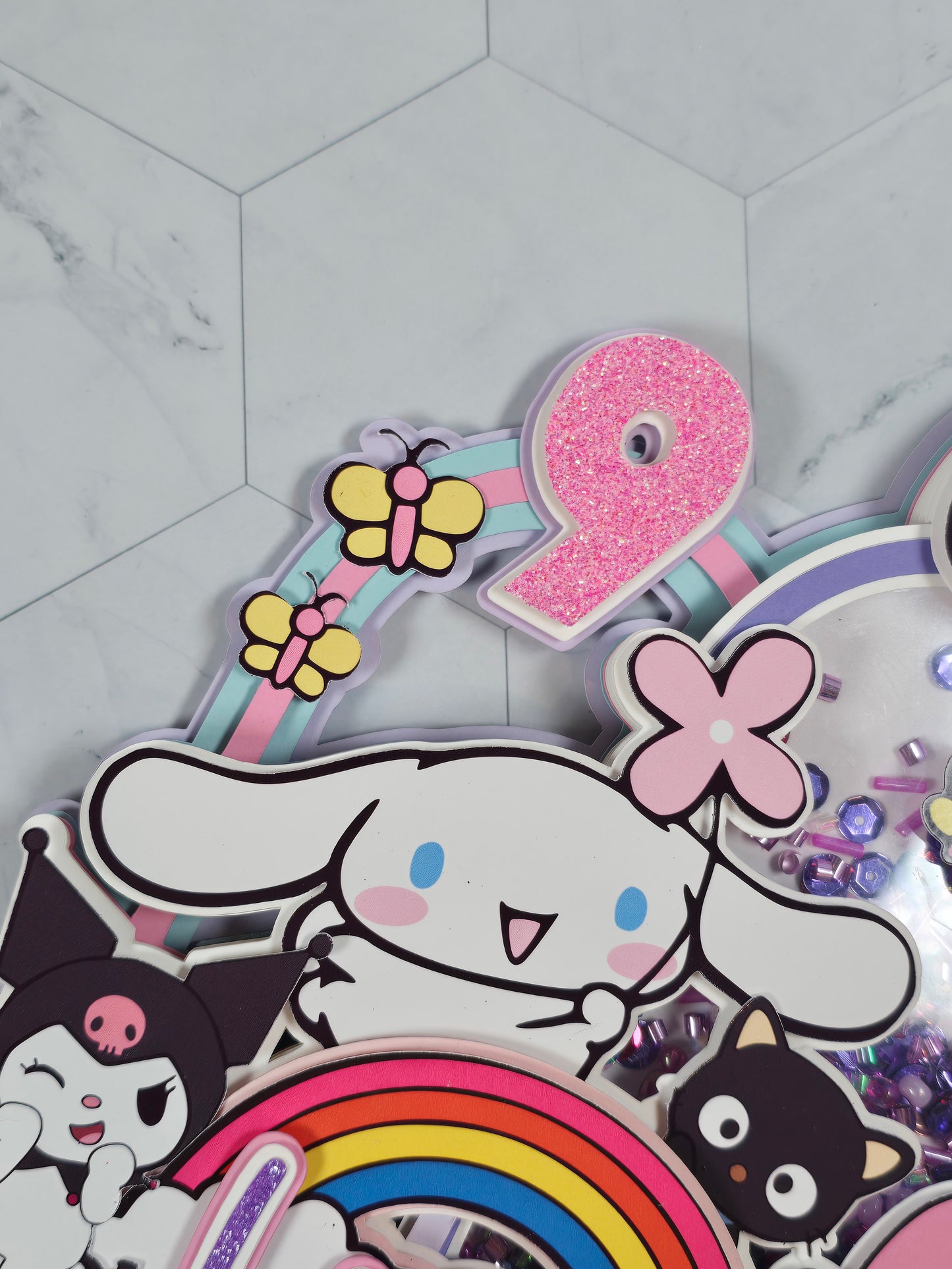 Cinnamoroll Cake topper, Cinnamoroll and friends topper,Cinnamoroll party theme, Sanrio birthday