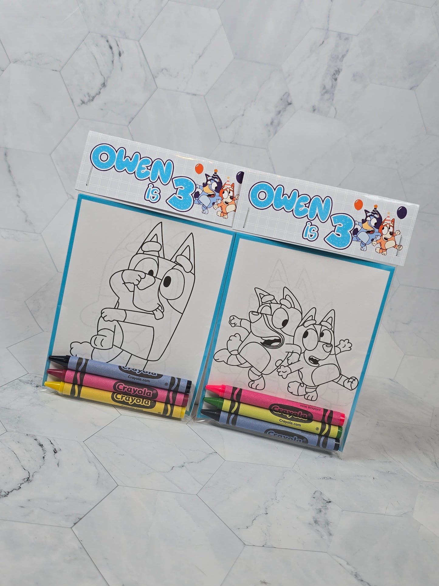 Bluey Coloring books, Bluey party favors, Bluey birthday