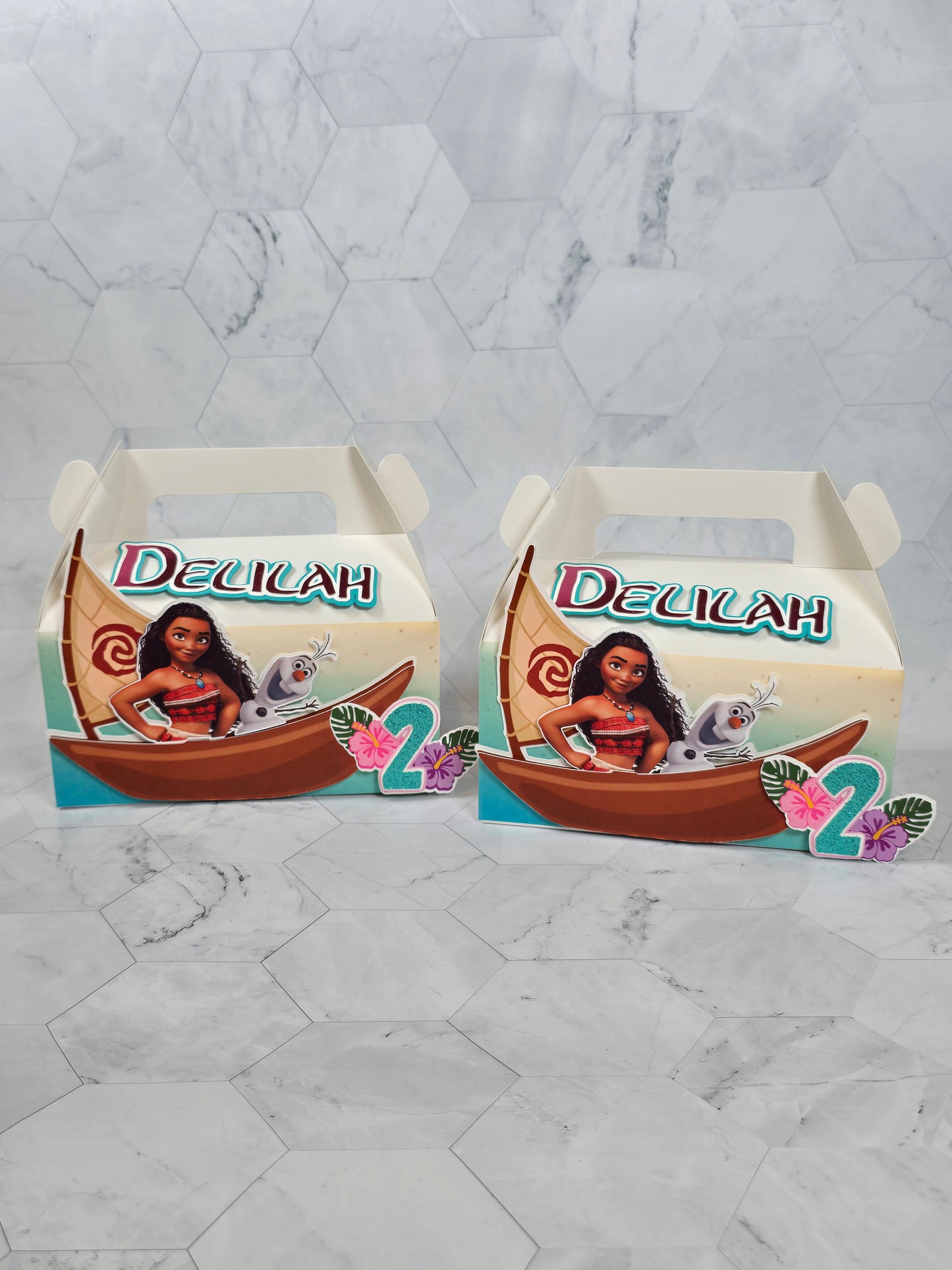 Vaiana Gable boxes, Vaiana party favors , Vaiana birthday