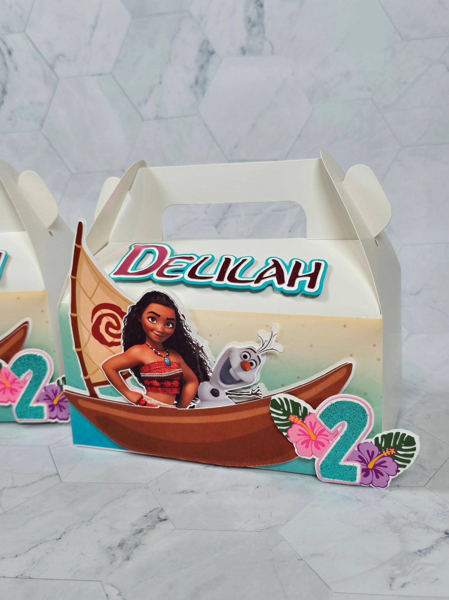 Vaiana Gable boxes, Vaiana party favors , Vaiana birthday