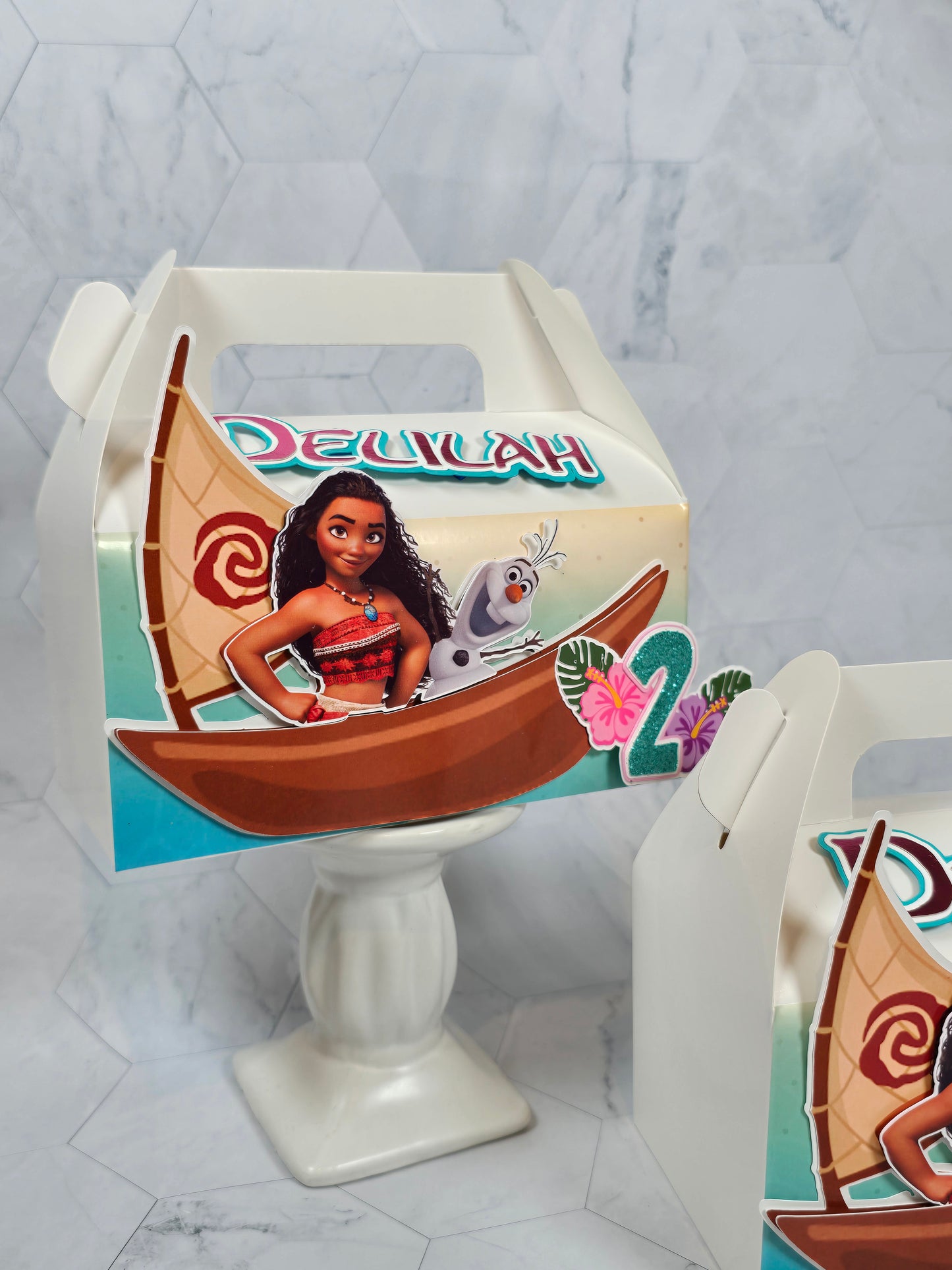 Vaiana Gable boxes, Vaiana party favors , Vaiana birthday