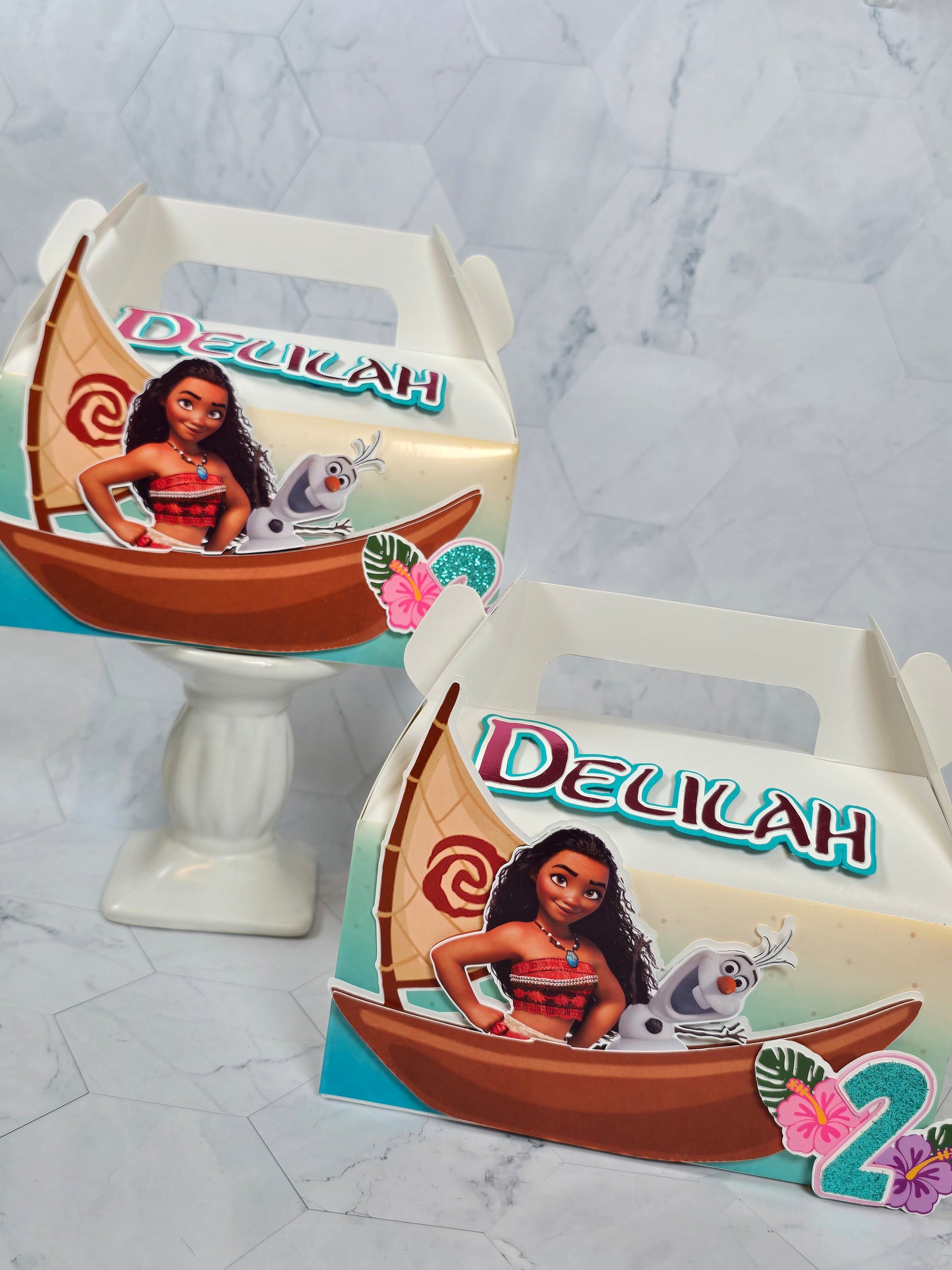 Vaiana Gable boxes, Vaiana party favors , Vaiana birthday