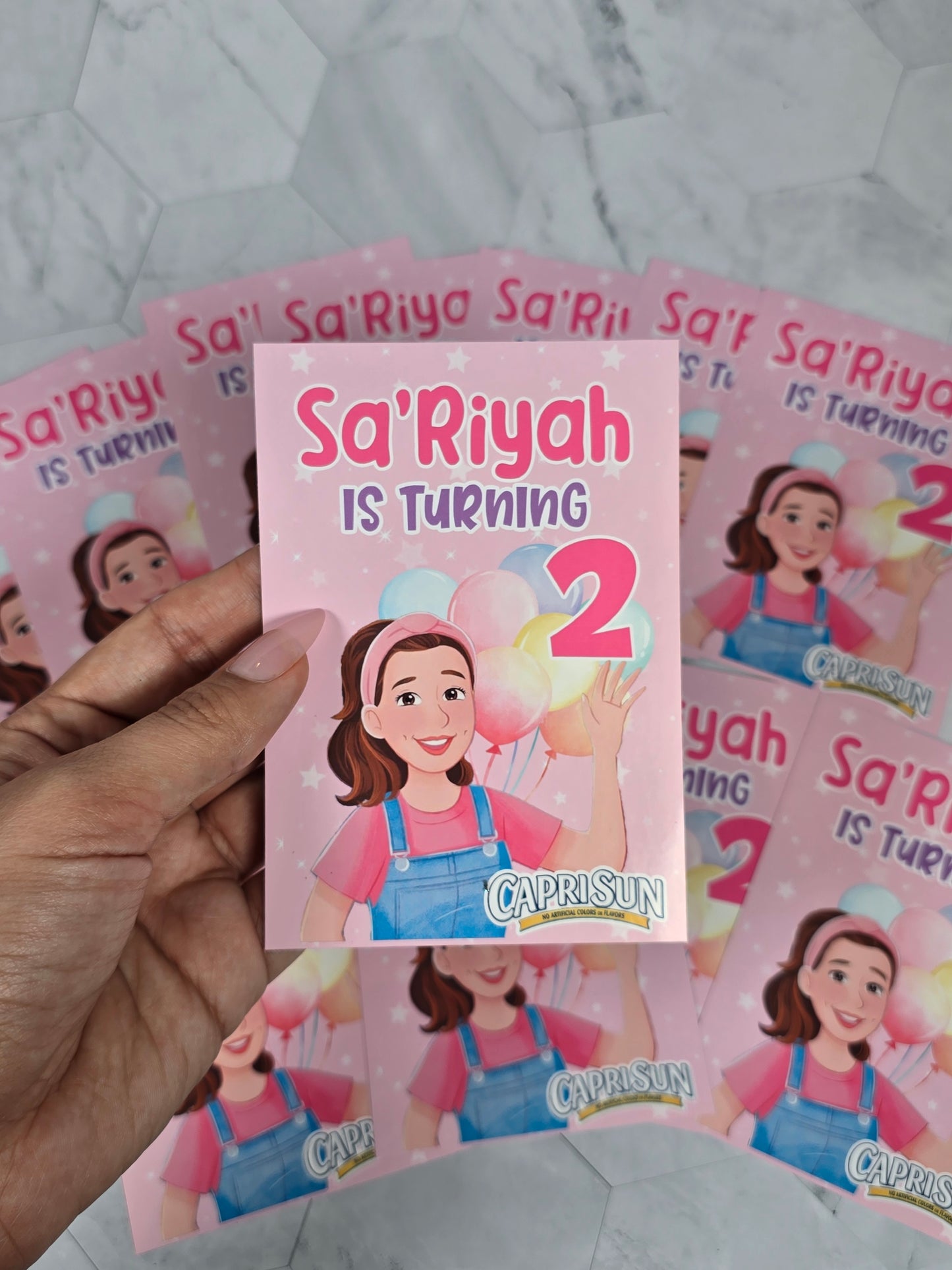 Capri Sun Labels, waterproof labels, Juice labels