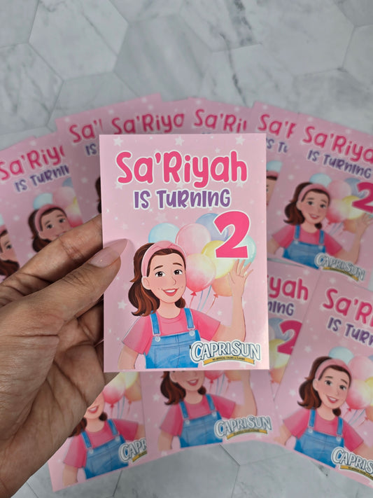 Capri Sun Labels, waterproof labels, Juice labels