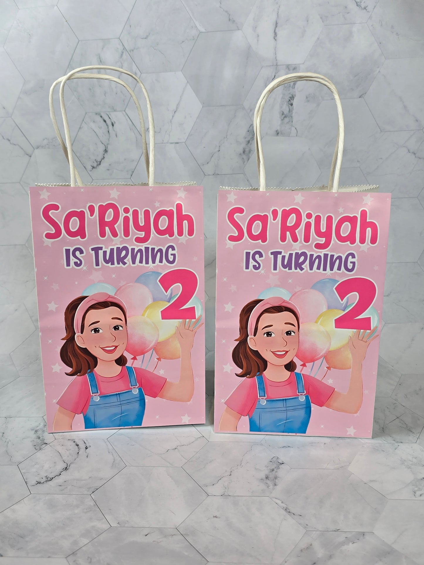 Ms Rachel Goodie bags, Ms Rachel gody bags, Ms Rachel party theme