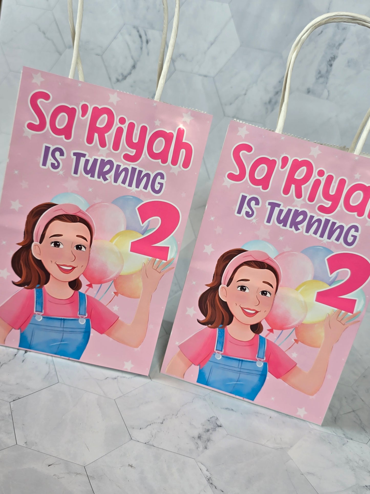 Ms Rachel Goodie bags, Ms Rachel gody bags, Ms Rachel party theme