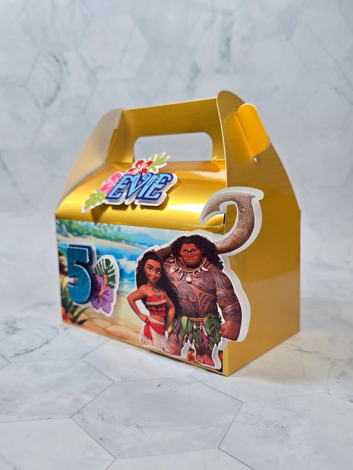 Vaiana Gable boxes, Vaiana party favors , Vaiana birthday