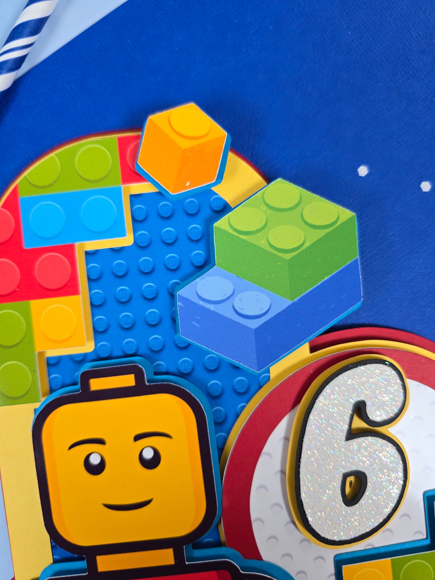 Building blocks Cake topper, Building blocks theme party, Building blocks party theme for boys