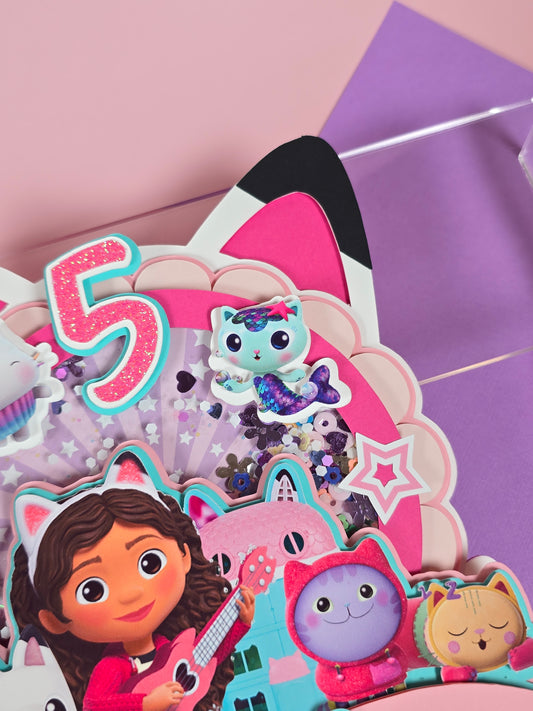 Gabby's dollhouse Cake topper, Gabby's doll house birthday theme