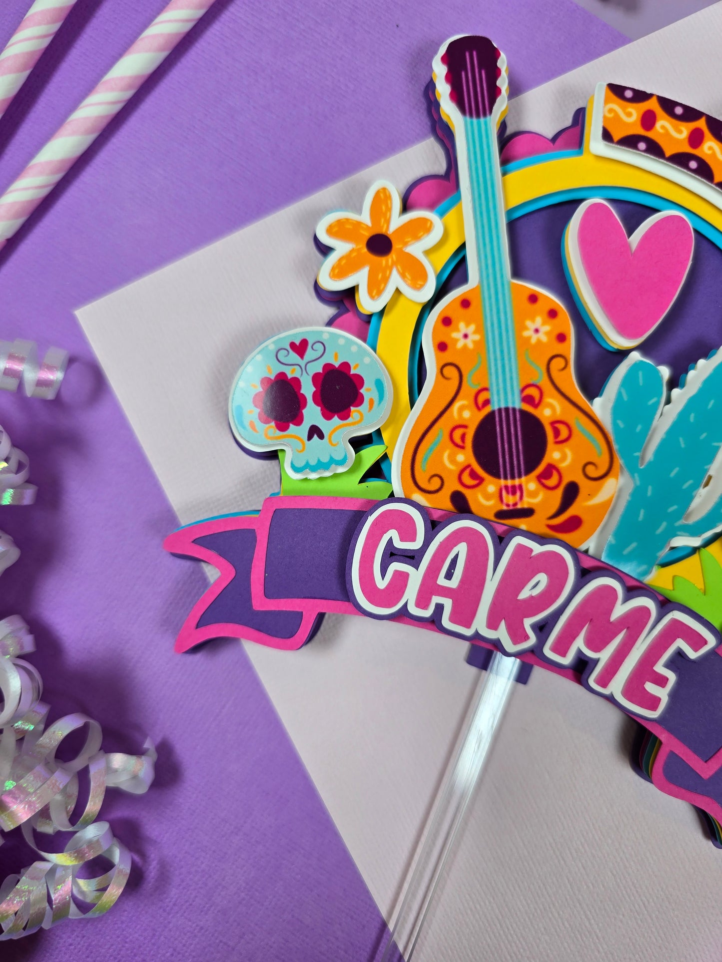 Mexican fiesta cake topper, Fiesta Cake topper,