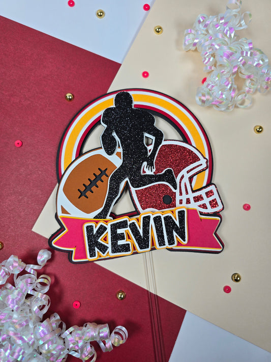 Football Cake topper, NFL cake topper