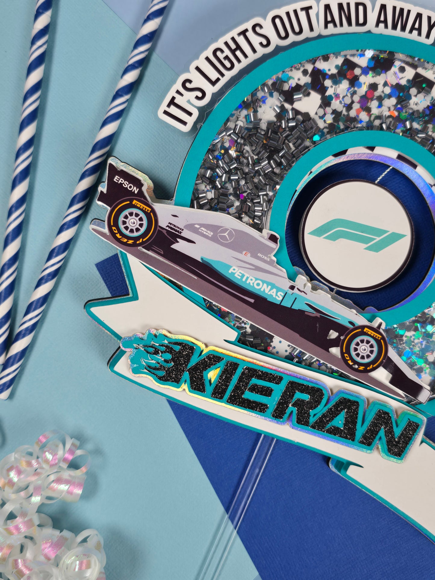 Race Cars Cake topper,Formula 1 Cake topper,Race Cars cake topper, F1 birthday