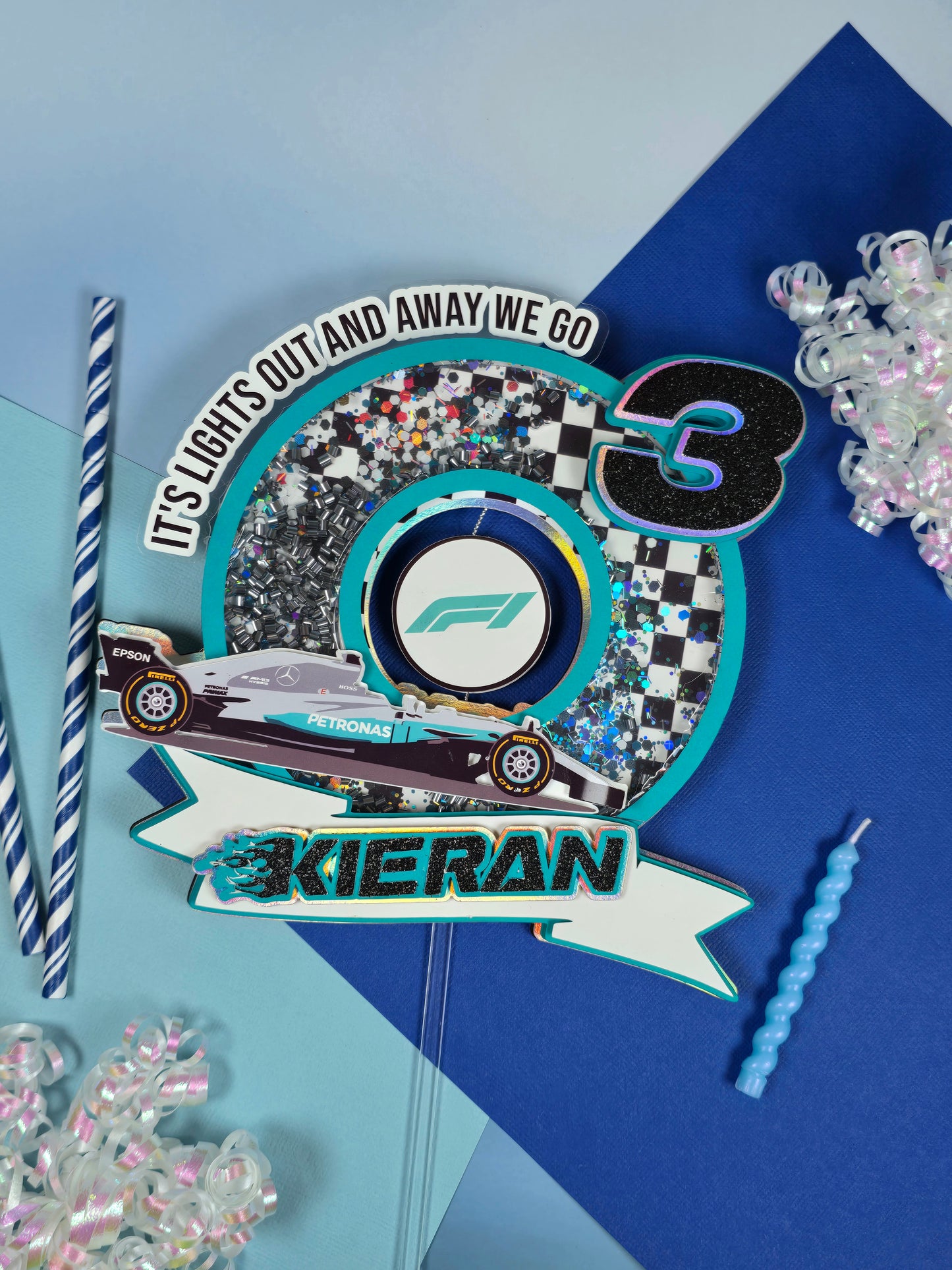 Race Cars Cake topper,Formula 1 Cake topper,Race Cars cake topper, F1 birthday