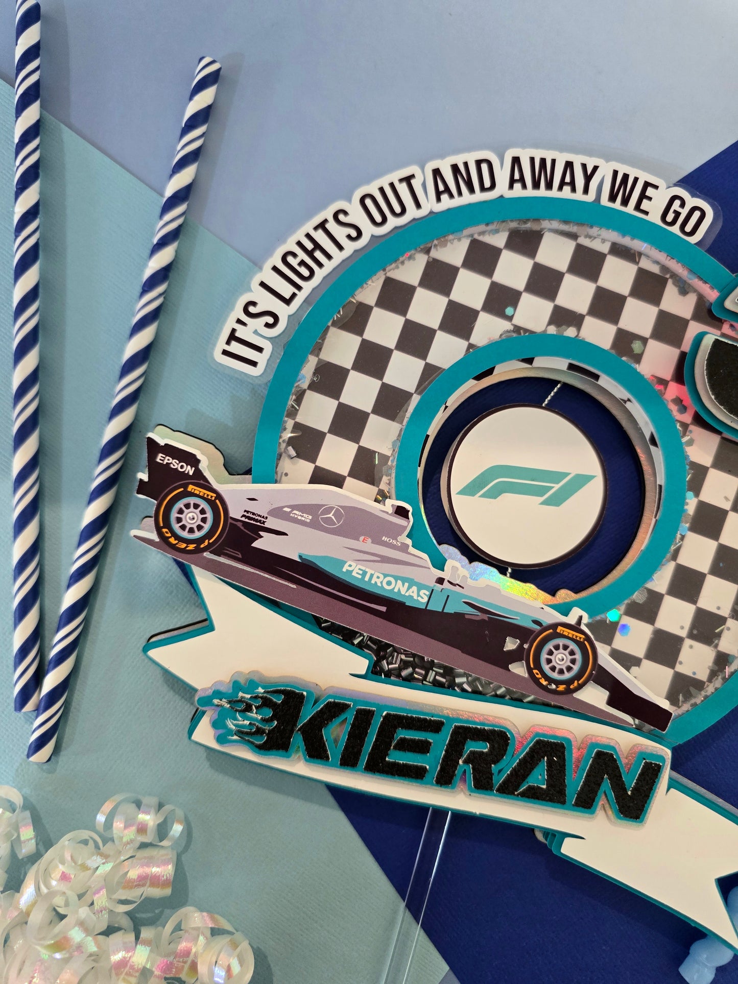 Race Cars Cake topper,Formula 1 Cake topper,Race Cars cake topper, F1 birthday
