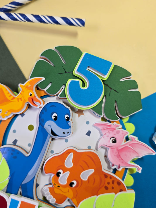 Dinosaur Cake topper, Dinosaurs birthday, Dinosaur party theme