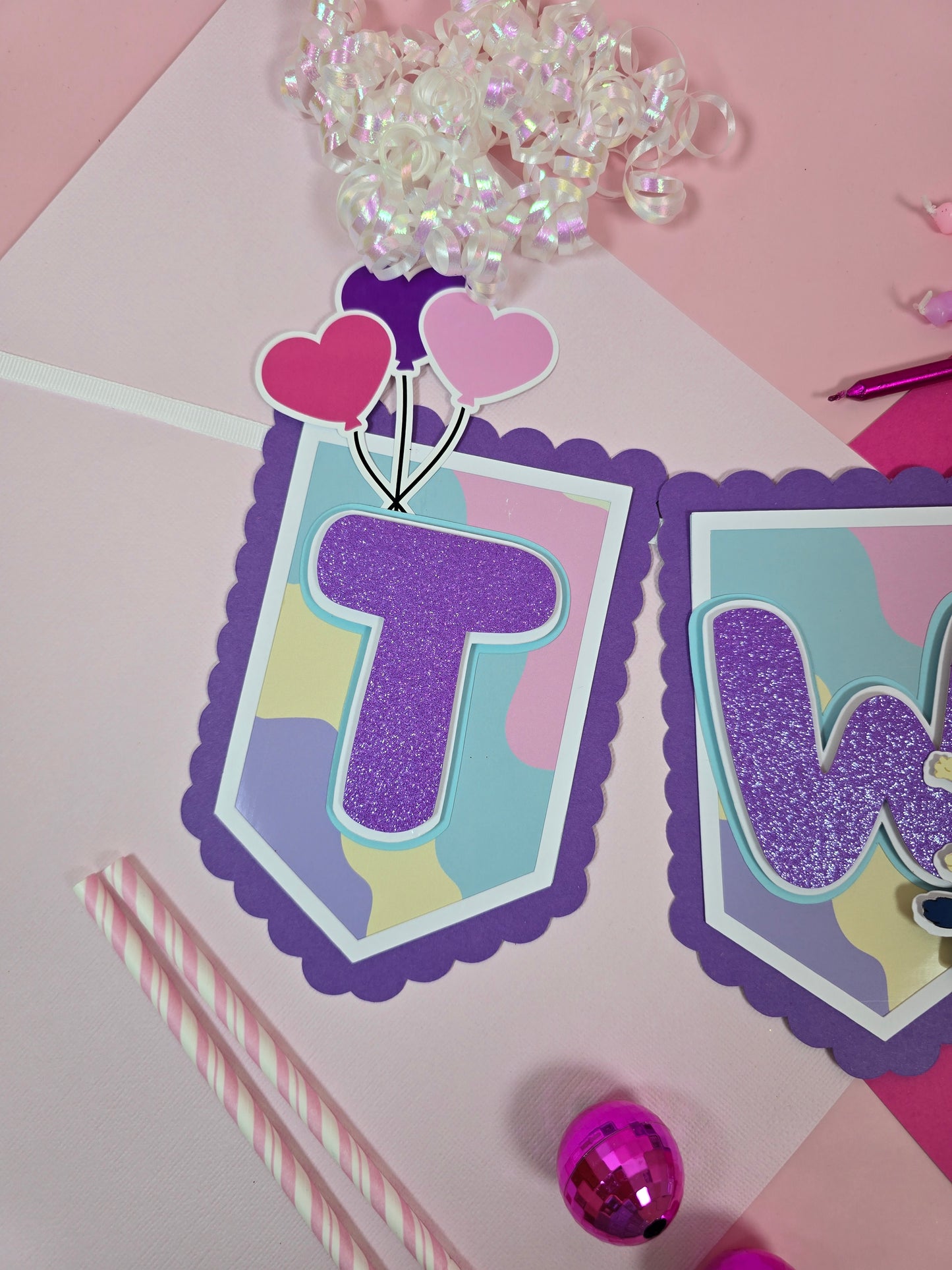 Bluey High Chair banner, Bluey theme banner, Bluey party decoration