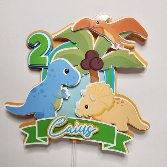 Dinosaurs Cake topper, Dino Cake topper