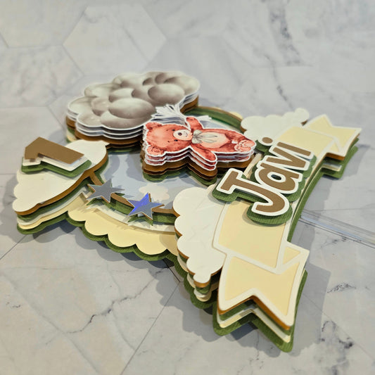 Teddy Bear Cake topper, Teddy Bear birthday party